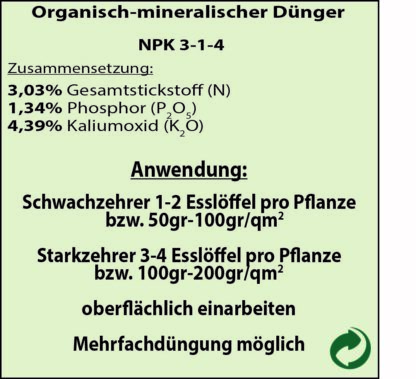 Premium Pflanzendünger 400gr – Bild 4